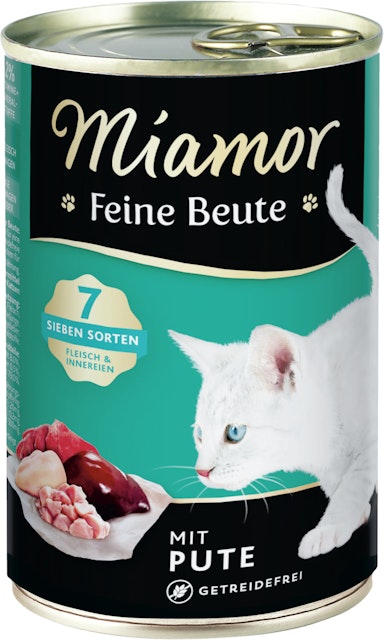 Miamor Feine Beute 400g Dose Katzennassfutter 12 x 400 Gramm PuteVorschaubild