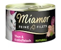 Miamor Feine Filets Naturelle 156g Dose Katzennassfutter 12 x 156 Gramm Thunfisch & KrebsfleischVorschaubild