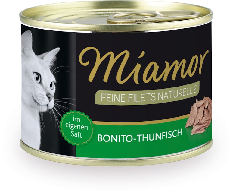 Miamor Feine Filets Naturelle 156g Dose Katzennassfutter 12 x 156 Gramm Bonito-ThunfischVorschaubild
