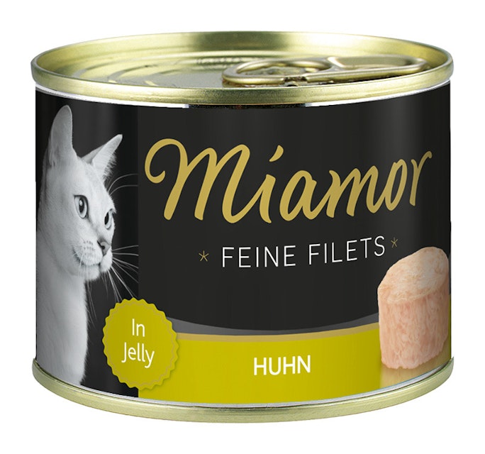 Miamor Feine Filets in Jelly 185g Dose Katzennassfutter 12 x 185 Gramm HuhnVorschaubild