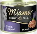 Miamor Feine Filets in Jelly 185g Dose Katzennassfutter 12 x 185 Gramm Thunfisch & CalamariVorschaubild