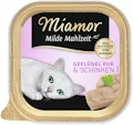 Miamor Milde Mahlzeit 100g Schale Katzennassfutter 16 x 100 Gramm Geflügel Pur & SchinkenVorschaubild