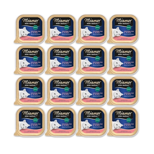 Miamor Milde Mahlzeit 100g Schale Katzennassfutter