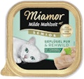 Miamor Milde Mahlzeit 100g Schale Katzennassfutter 16 x 100 Gramm Senior Geflügel pur & RehwildVorschaubild