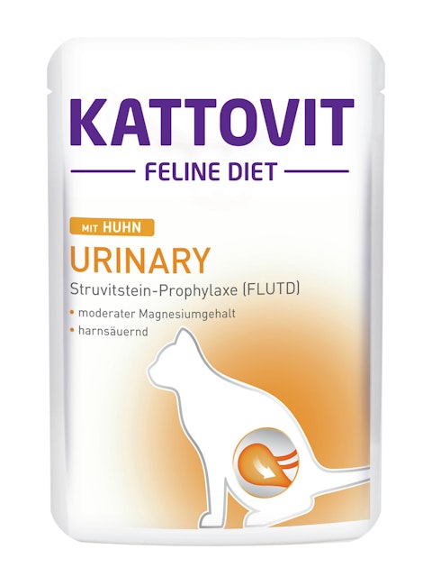 KATTOVIT Feline Diet Urinary (Harnstein) 85g Beutel Katzennassfutter Diätnahrung Huhn 24x85g (alt)Vorschaubild