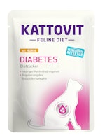 KATTOVIT Feline Diet Diabetes/Gewicht 85g Beutel Katzennassfutter Diätnahrung