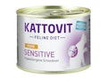 KATTOVIT Feline Diet Sensitive (hypoallergene Schonkost) 185g Dose Katzennassfutter Diätnahrung 12 x 185 Gramm mit HuhnVorschaubild