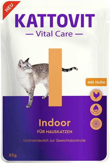 KATTOVIT Vital Care 85 Gramm Diätfutter 24 x 85 Gramm IndoorVorschaubild