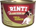 RINTI Gold 185g Dose Hundenassfutter Sparpaket 24 x 185 Gramm Adult WildschweinVorschaubild