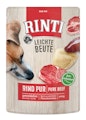 RINTI Leichte Beute 400g Frischebeutel Hundenassfutter 10 x 400 Gramm Rind PurVorschaubild