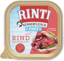RINTI Kennerfleisch Junior 300 Gramm Hundenassfutter