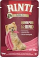 RINTI Gold 100g Hundenassfutter 10 x 100 Gramm Huhn Pur & RindVorschaubild