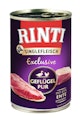 RINTI Singlefleisch Exclusive 400g Dose Hundenassfutter 12 x 400 Gramm Geflügel PurVorschaubild