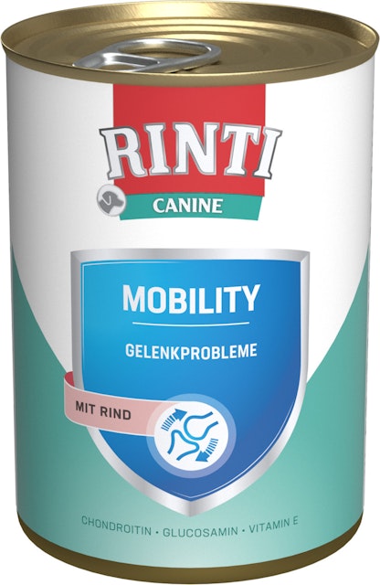 RINTI Canine 400 Gramm Hundenassfutter 12 x 400 Gramm Mobility RindVorschaubild