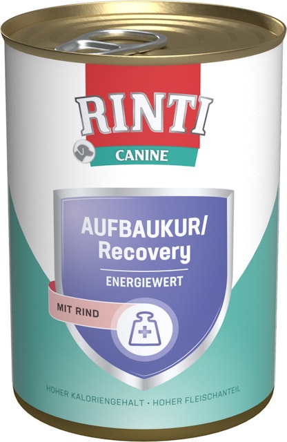 RINTI Canine 400 Gramm Hundenassfutter 12 x 400 Gramm Aufbaukur RindVorschaubild