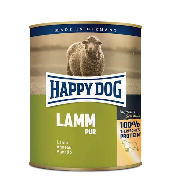 HAPPY DOG 800 Gramm Hundenassfutter 6 x 800 Gramm Lamm purVorschaubild