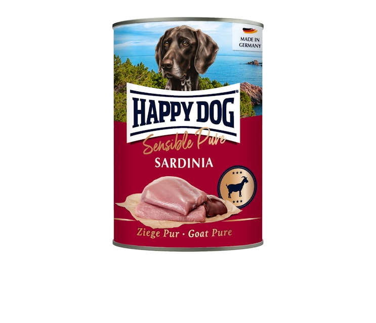 HAPPY DOG 400 Gramm Hundenassfutter 12 x 400 Gramm Ziege PurVorschaubild