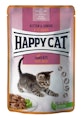 HAPPY CAT Meat in Sauce Kitten & Junior 85 Gramm Katzennassfutter 24 x 85 Gramm Land-EnteVorschaubild