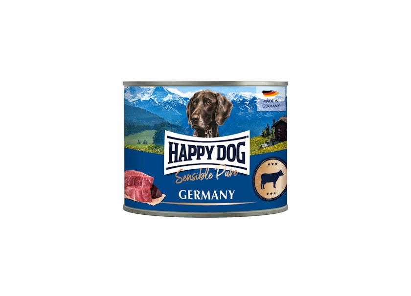 HAPPY DOG Sensible Pure 200g Hundenassfutter 6 x 200 Gramm Germany RindVorschaubild