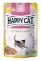 HAPPY CAT Meat in Sauce Kitten & Junior 85 Gramm Katzennassfutter 20 x 85 Gramm Land-GeflügelVorschaubild