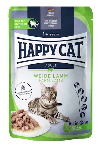 HAPPY CAT Meat in Sauce Culinary 85 Gramm Katzennassfutter