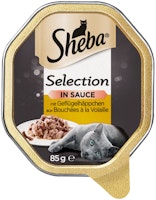 Sheba Selection in Sauce 85 Gramm Schale Katzennassfutter