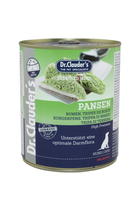 Dr. Clauder's Selected Meat Pre Biotics 800g Dosen Hundenassfutter Pansen 6x800gVorschaubild