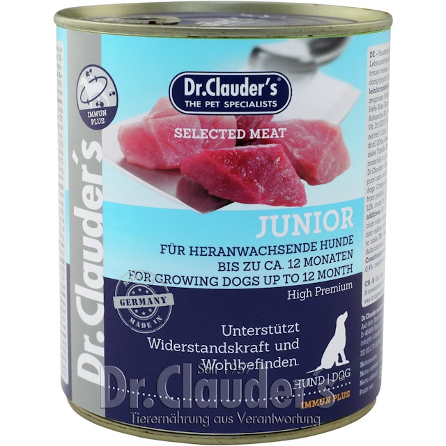 Dr. Clauder's Selected Meat Immun plus 800g Dosen Hundenassfutter Junior 6x800gVorschaubild
