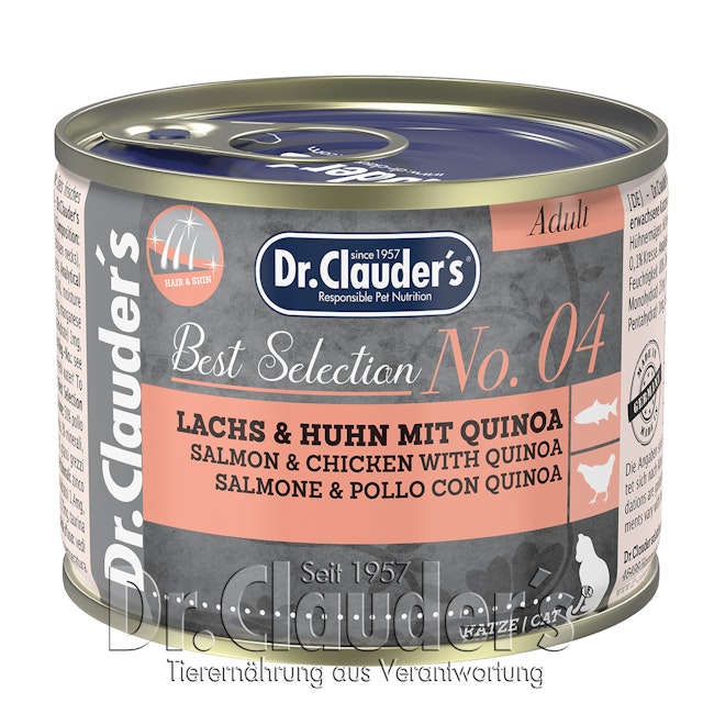 Dr.Clauder's Best Selection Adult 200 Gramm 6 x 200 Gramm No 4 Lachs & Huhn mit QuinoaVorschaubild