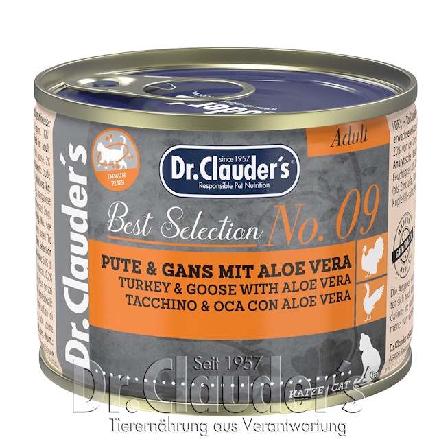 Dr.Clauder's Best Selection Adult 400 Gramm 6 x 400 GrammNo 9 Pute & Gans mit Aloe VeraVorschaubild