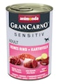 animonda Gran Carno Sensitiv Adult 400g Dose Hundenassfutter 6 x 400 Gramm Reines Rind + KartoffelnVorschaubild