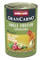 animonda Gran Carno Superfoods 400g Dose Hundenassfutter 6 x 400 Gramm Huhn + Spinat, Himbeeren, KürbiskerneVorschaubild