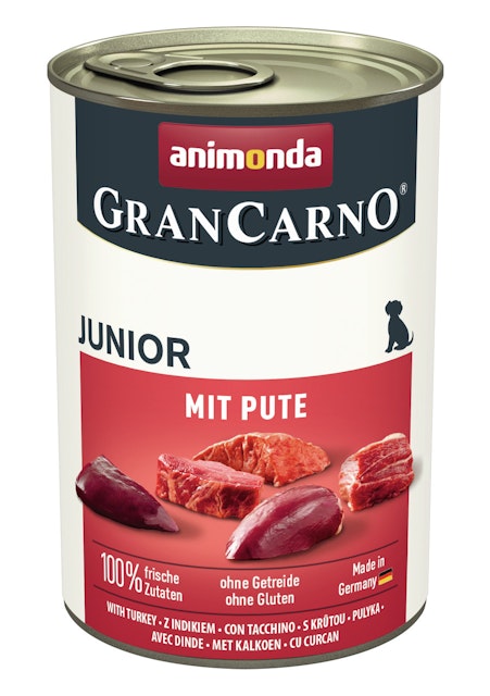 animonda Gran Carno Junior 400g Dose Hundenassfutter 6 x 400 Gramm PuteVorschaubild