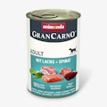 animonda Gran Carno Adult 400g Dose Hundenassfutter 6 x 400 Gramm Lachs und SpinatVorschaubild