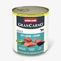 animonda Gran Carno Adult 800g Dose Hundenassfutter 6 x 800 Gramm Lachs + SpinatVorschaubild