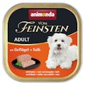 animonda Vom Feinsten Adult 150g Schale Hundenassfutter 22 x 150 Gramm Geflügel + KalbVorschaubild