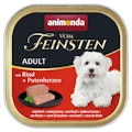 animonda Vom Feinsten Adult 150g Schale Hundenassfutter 22 x 150 Gramm Rind + PutenherzenVorschaubild