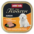 animonda Vom Feinsten Junior 150g Schale Hundenassfutter 22 x 150 Gramm Geflügel + PutenherzenVorschaubild