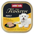 animonda Vom Feinsten Adult mit Schlemmerkern 150g Schale Hundenassfutter 22  x 150 Gramm Rind, Ei + SchinkenVorschaubild