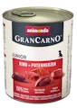 animonda Gran Carno Junior 800g Dose Hundenassfutter 6 x 800 Gramm Rind + PutenherzenVorschaubild