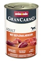 animonda Gran Carno Adult 400g Dose Hundenassfutter 6 x 400 Gramm mit GeflügelherzenVorschaubild