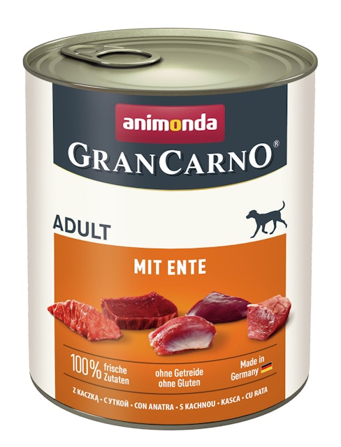 animonda Gran Carno Adult 800g Dose Hundenassfutter 6 x 800 Gramm mit EnteVorschaubild