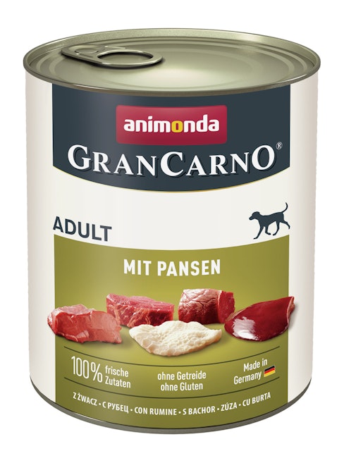 animonda Gran Carno Adult 800g Dose Hundenassfutter 6 x 800 Gramm mit PansenVorschaubild