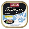 animonda Vom Feinsten Adult mit Milkies-Saucen 100g Schale Katzennassfutter 32 x 100 Gramm Huhn in MilchsauceVorschaubild