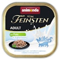 animonda Vom Feinsten Adult mit Milkies-Saucen 100g Schale Katzennassfutter 32 x 100 Gramm Pute in JoghurtsauceVorschaubild