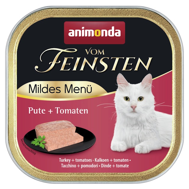 animonda Vom Feinsten Mildes Menü 100g Schale Katzennassfutter 32 x 100 Gramm Pute + TomatenVorschaubild