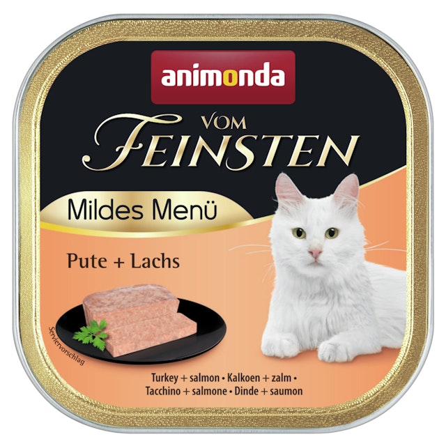 animonda Vom Feinsten Mildes Menü 100g Schale Katzennassfutter 32 x 100 Gramm Pute + LachsVorschaubild