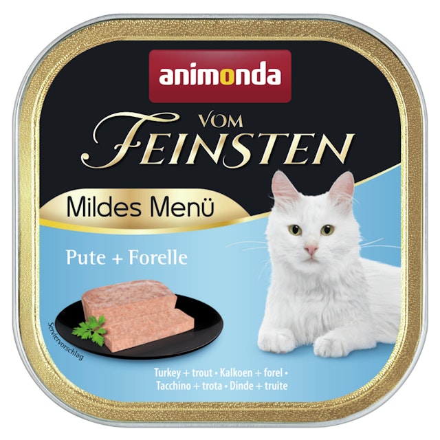 animonda Vom Feinsten Mildes Menü 100g Schale Katzennassfutter 32 x 100 Gramm Pute + ForelleVorschaubild