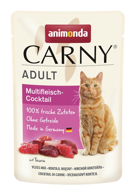 animonda Carny Adult 85g Beutel Katzennassfutter 12 x 85 Gramm Multifleisch-CocktailVorschaubild