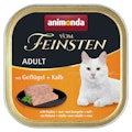 animonda Vom Feinsten Adult 100g Schale Katzennassfutter 32 x 100 Gramm Geflügel + KalbVorschaubild